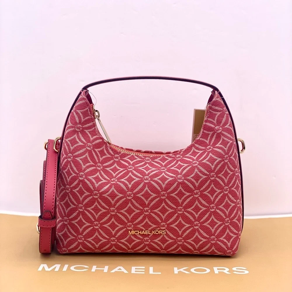 Michael Kors Ember Small Shoulder Crossbody Bag MK Light Berry Multi